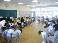 母の日参観日はじまり!おはようございます!
