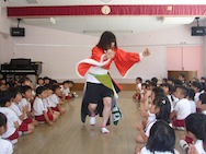 よさこい踊りも披露していただきました。かっこよかったなぁ〜。