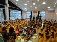 H26 1月30日 「お買い物ごっこで倉梯第二小学校(1年生)と交流会!」